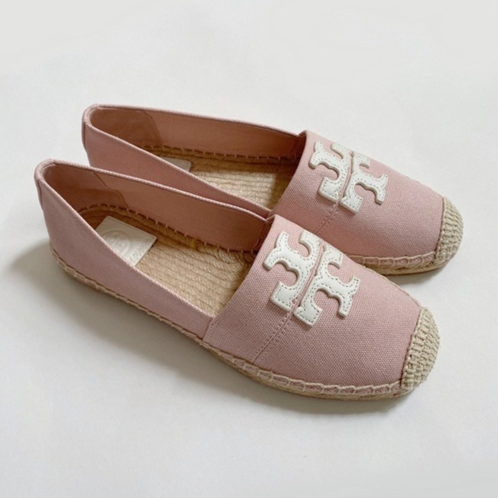 Tory Burch Pink Weston Flat Espadrilles - Picture 1 of 8